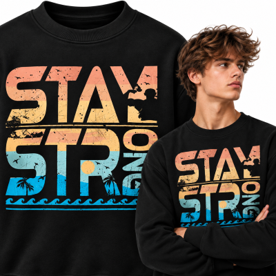 BLUZA  NA SIŁOWNIĘ STAY STRONG